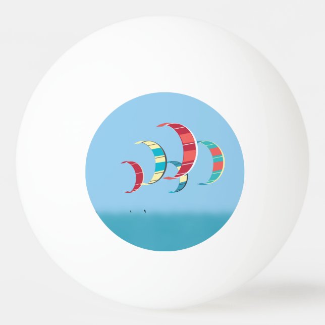 Bolinha De Ping Pong Kite Surfing (Frente)