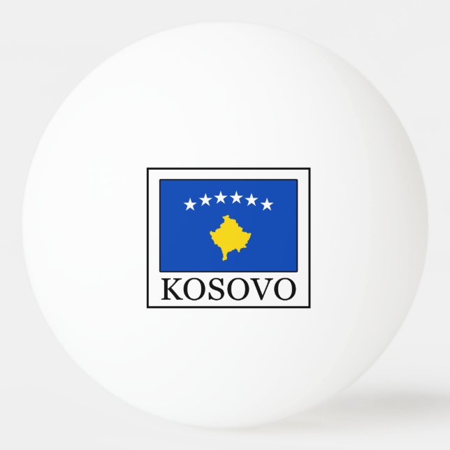 Bolinha De Ping Pong Kosovo (Frente)