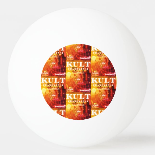 BOLINHA DE PING PONG KULT PHÄNOMENAL MONUMENTAL (Frente)