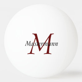 Bolinha De Ping Pong Kundenspezifischer Ping Pong mit Monogramm