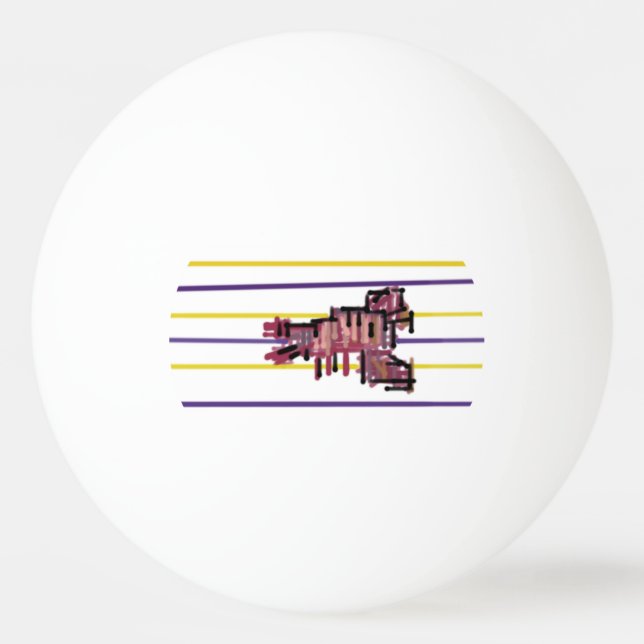 Bolinha De Ping Pong Lagosta alegria de verão (Frente)
