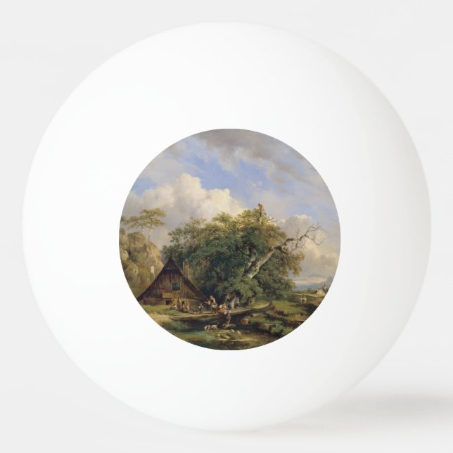 Bolinha De Ping Pong Landschaft bei Gutenstein - Dominik Schufried (Frente)