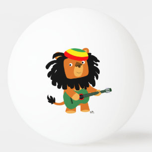 Bolinha De Ping Pong Leão de animação bonito de Zion Ping Pong Ball