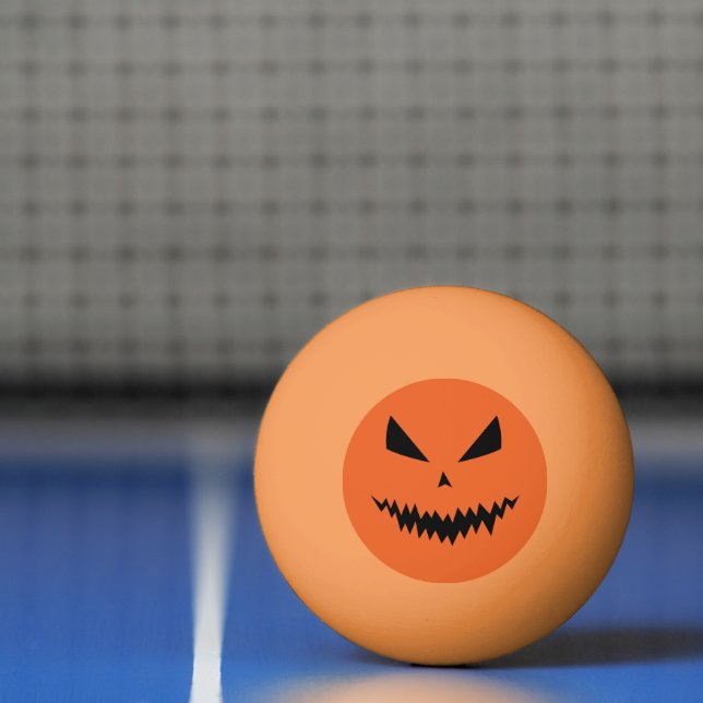 Bolinha De Ping Pong Legal e assustador Jack O'Lanterna, cor de laranja (Líquido)