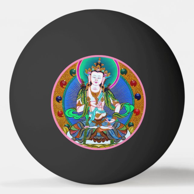 Bolinha De Ping Pong Legal tibetana thangka Vajrasattva tattoo mandala (Frente)