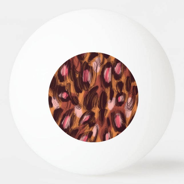 Bolinha De Ping Pong Leopard Spots African Animal Standard (Frente)