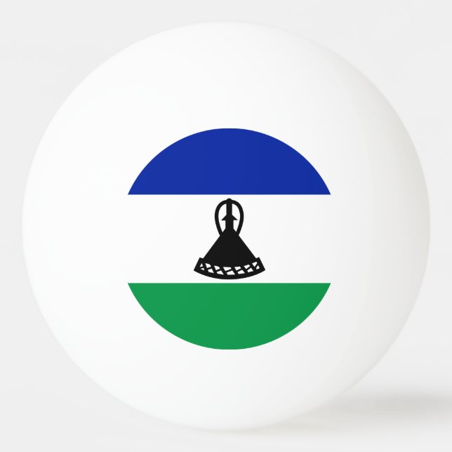Bolinha De Ping Pong Lesoto Flag (Frente)