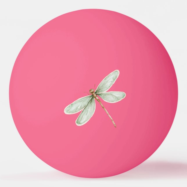 Bolinha De Ping Pong Libélula do Sonho de Menta (Frente)