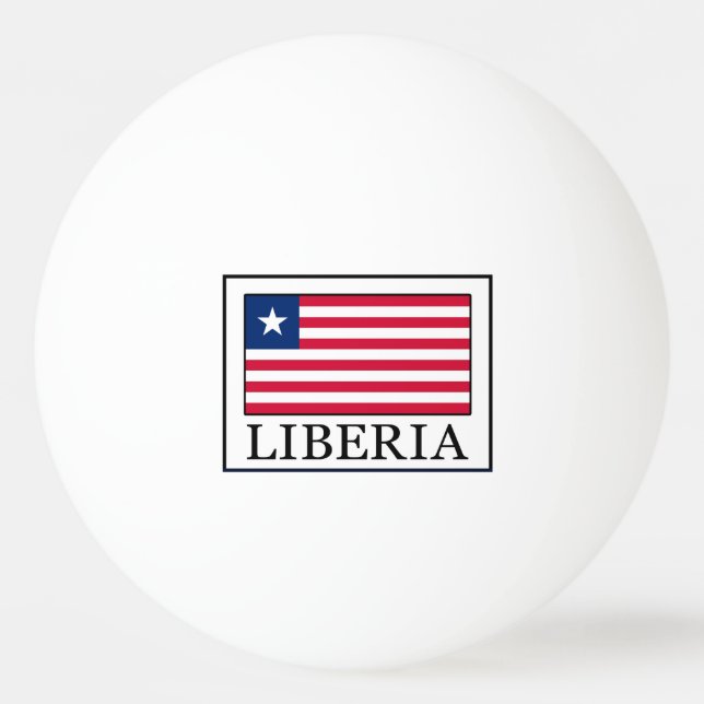 Bolinha De Ping Pong Libéria (Frente)