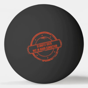 Bolinha De Ping Pong Ligeiramente Usado Mas Em Boas Condições Carimbo E