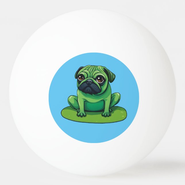 Bolinha De Ping Pong Lili Pug (Frente)