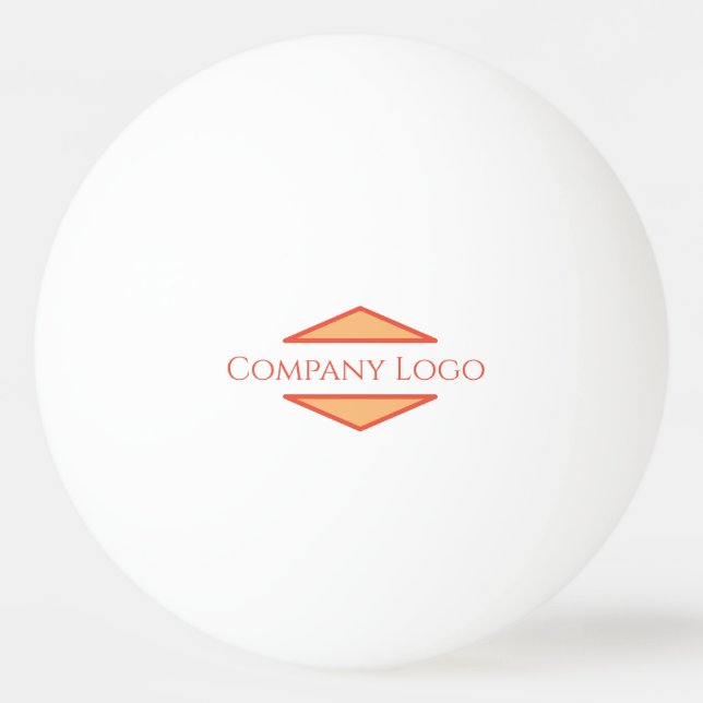 Bolinha De Ping Pong Logotipo Personalizado da Empresa (Frente)