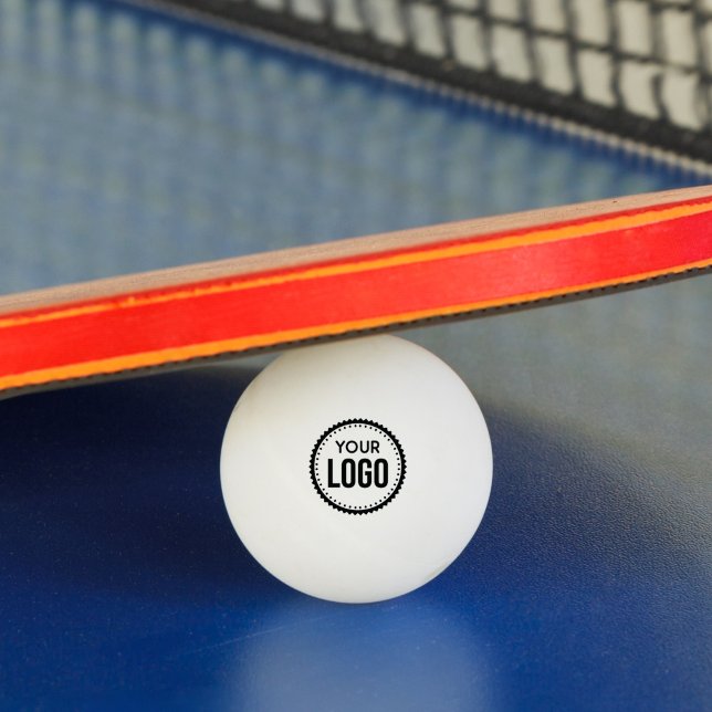 Bolinha De Ping Pong Logotipo Personalizado da Empresa (Criador carregado)