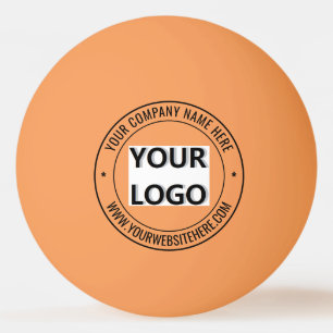 Bolinha De Ping Pong Logotipo Personalizado da Sua Empresa Texto Ping B