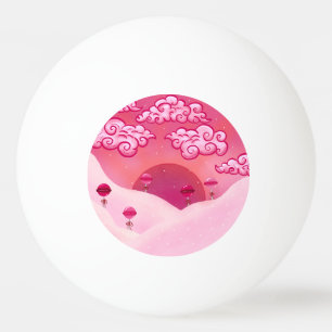 Bolinha De Ping Pong Lolipps e nuvens bonito