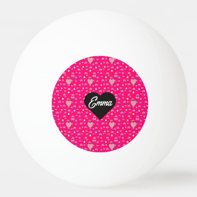 Bolinha De Ping Pong Magic pink candy world (Frente)