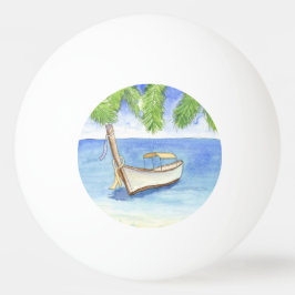 Bolinha De Ping Pong Manhã em Bali Watercolor