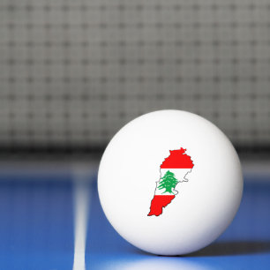 Bolinha De Ping Pong Mapa libanês com o ímã da pedra