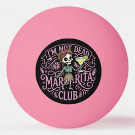 Bolinha De Ping Pong Margarita Esqueleto Fofa