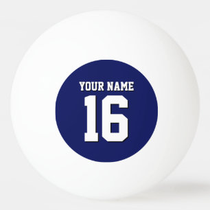 Bolinha De Ping Pong Marinho Blue Sports Jersey Team