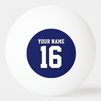 Bolinha De Ping Pong Marinho Blue Sports Jersey Team