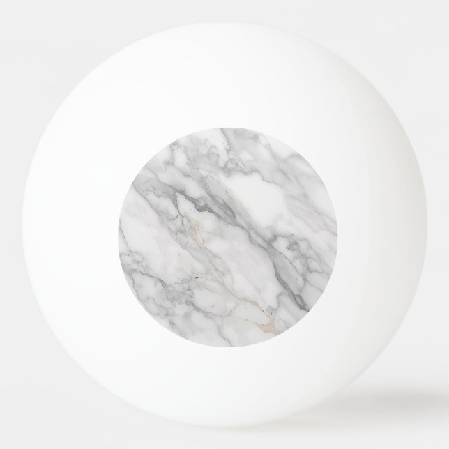 Bolinha De Ping Pong Mármore Branco (Frente)