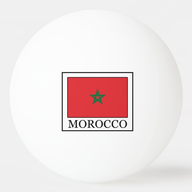 Bolinha De Ping Pong Marrocos (Frente)