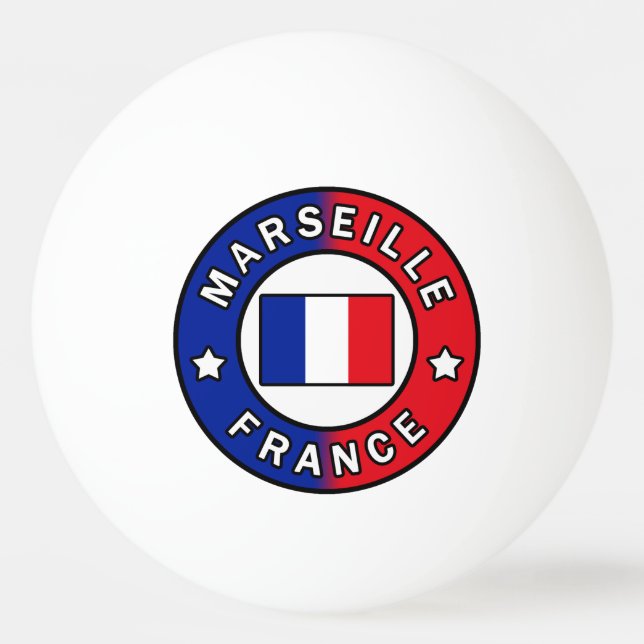 Bolinha De Ping Pong Marselha França (Frente)