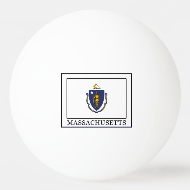 Bolinha De Ping Pong Massachusetts (Frente)