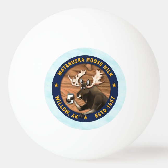 Bolinha De Ping Pong Matanuska Moose Milk (Frente)