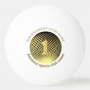 Bolinha De Ping Pong medalha Dourada, mesa vencedora da rua