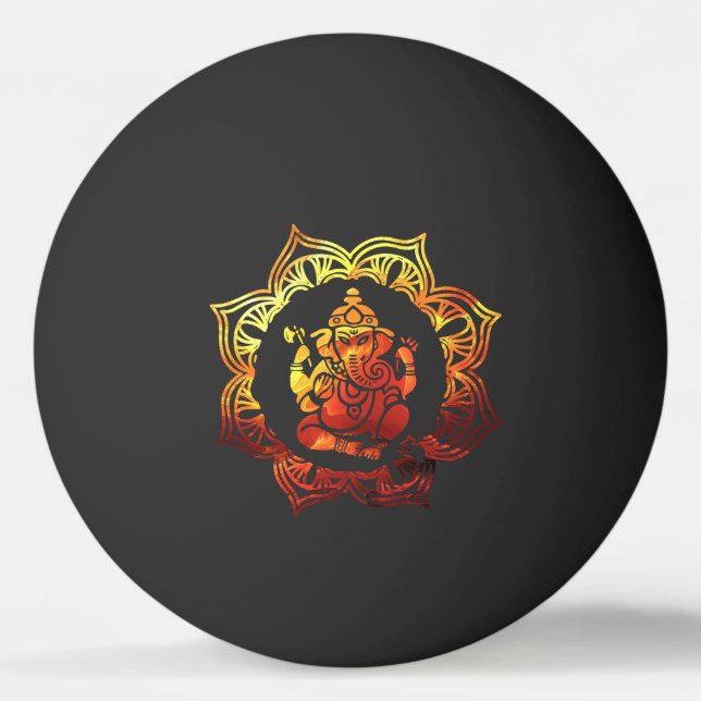 Bolinha De Ping Pong Meditação colorida (Frente)