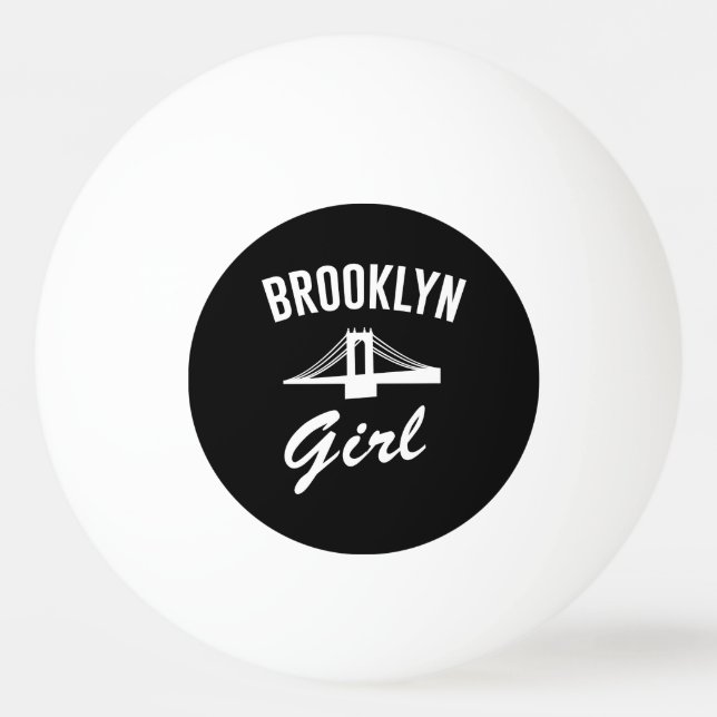 Bolinha De Ping Pong Menina de Brooklyn (Frente)