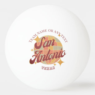 Bolinha De Ping Pong Mesa de tênis de San Antonio City Texas
