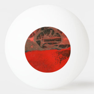 Bolinha De Ping Pong "Mesa Rock #3" Desenho Abstrato Ping Ball