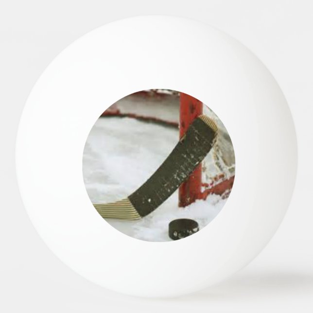 Bolinha De Ping Pong meta da rede de hóquei (Verso)