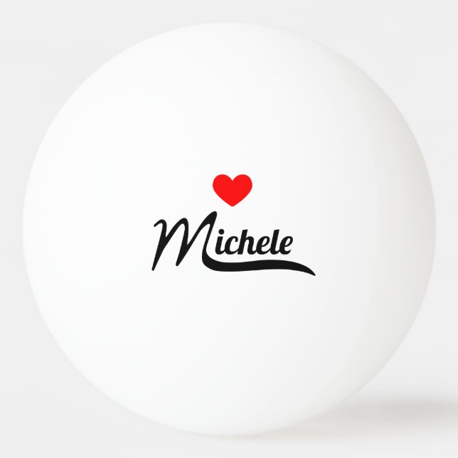Bolinha De Ping Pong Michele (Frente)