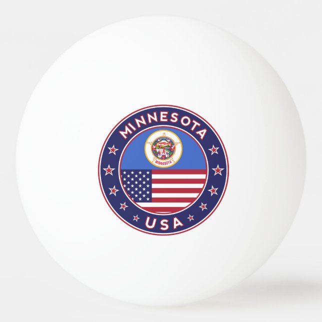 Bolinha De Ping Pong Minnesota (Frente)