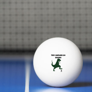 Bolinha De Ping Pong Minúsculos Humanos Vão Esmagar Cartografia Engraça