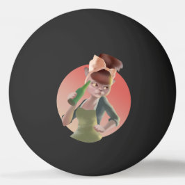 Bolinha De Ping Pong Miss Meow - Bar Noturno