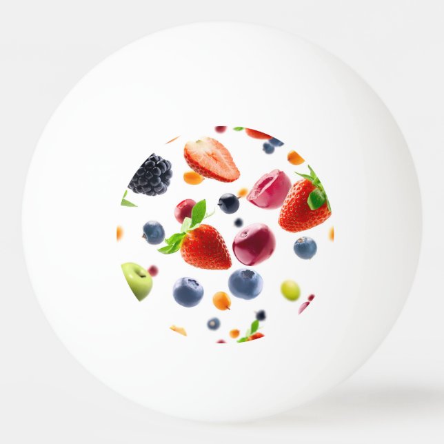 Bolinha De Ping Pong Mistura de Frutas (Frente)