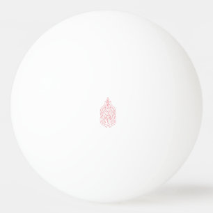 Bolinha De Ping Pong Misty Rosa, Flush Mahogany, Decorative Design