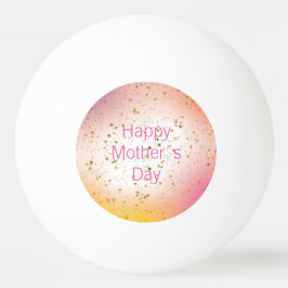 Bolinha De Ping Pong Moderno Kawaii Rosa Melhor Dia de as mães Da Mãe