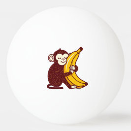 Bolinha De Ping Pong Monkey Love Banana