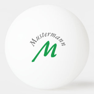 Bolinha De Ping Pong Monograma