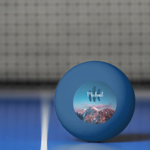 Bolinha De Ping Pong Monograma do céu magnético Storžič Eslovênia