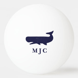 Bolinha De Ping Pong Monograma Personalizado Cerveja Marinho Náutica A