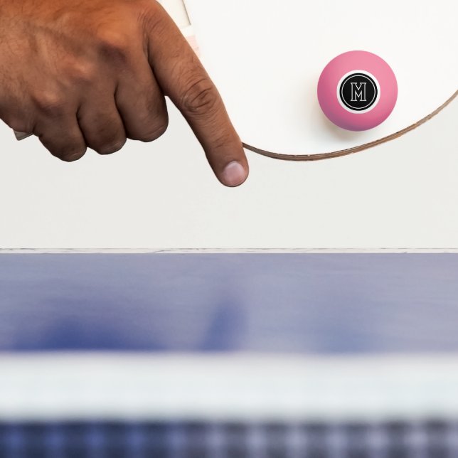 BOLINHA DE PING PONG MONOGRAMA SIMPLES INTITAL (Remo)