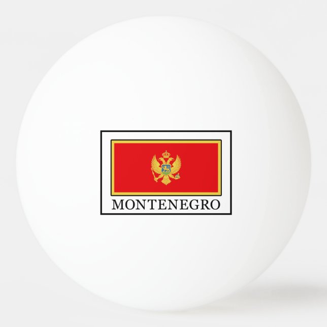 Bolinha De Ping Pong Montenegro (Frente)