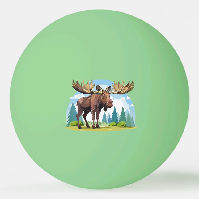 Bolinha De Ping Pong Moose buck (Frente)